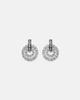 Kamyen Kamyen Diana 18kt white gold and enamel earrings with diamonds - 1