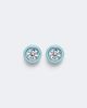 Kamyen Kamyen Dottie 18kt white gold and enamel earrings with diamonds - 1