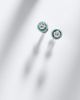 Kamyen Kamyen Dottie 18kt white gold and enamel earrings with diamonds - 5