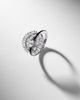 Kamyen Kamyen Eyelash 18kt white gold pinky ring with diamonds - 5