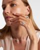 Kamyen Kamyen Gemini Heart 18kt white gold and enamel pinky ring with diamonds - 2
