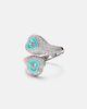 Kamyen Kamyen Gemini Heart 18kt white gold pinky ring with diamonds - 1