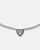 Kamyen Kamyen Heart 18kt white gold choker with diamonds - 4