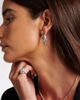 Kamyen Kamyen Heart 18kt white gold earrings with rubies and diamonds - 3