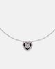 Kamyen Kamyen Heart 18kt white gold pendant necklace with diamonds - 4