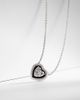 Kamyen Kamyen Heart 18kt white gold pendant necklace with diamonds - 5