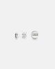 Kamyen Kamyen Heartbeats 18kt white gold and enamel earrings with diamonds - 4