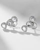 Kamyen Kamyen Kanika 18kt white gold earrings with diamonds - 5
