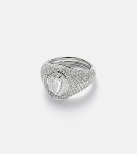 Kamyen Kamyen Kite 18kt white gold ring with diamonds