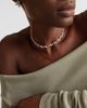Kamyen Kamyen Leaf 18kt rose gold and enamel choker with diamonds - 3