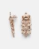 Kamyen Kamyen Lotus 18kt rose gold earrings with diamonds - 4