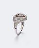 Kamyen Kamyen Love Pop 18kt white gold and enamel pinky ring with diamonds - 4