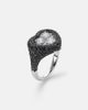 Kamyen Kamyen Manaal 18kt white gold ring with diamonds - 4