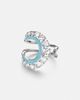 Kamyen Kamyen Moonlight 18kt white gold ring with diamonds and enamel - 1