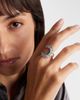 Kamyen Kamyen Moonlight 18kt white gold ring with diamonds and enamel - 3