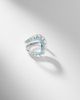 Kamyen Kamyen Moonlight 18kt white gold ring with diamonds and enamel - 5