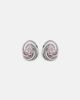 Kamyen Kamyen Oceane 18kt white gold earrings with enamel and diamonds - 1