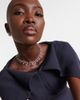 Kamyen Kamyen The Eye 18kt white gold and enamel choker with diamonds - 2