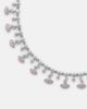 Kamyen Kamyen The Eye 18kt white gold and enamel choker with diamonds - 4