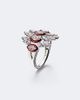 Kamyen Kamyen Tiara 18kt white gold and enamel pinky ring with diamonds - 4