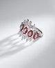 Kamyen Kamyen Tiara 18kt white gold and enamel pinky ring with diamonds - 5