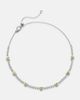 Kamyen Kamyen Twin Heart 18kt white gold and enamel choker with diamonds - 1