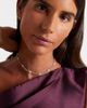 Kamyen Kamyen Twin Heart 18kt white gold and enamel choker with diamonds - 2