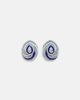 Kamyen Kamyen Twister 18kt white gold and enamel earrings with diamonds - 1