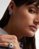 Kamyen Kamyen Twister 18kt white gold and enamel earrings with diamonds - 3