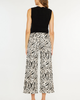 KanCan KanCan Alonso Mid Rise Printed Cropped Wide Leg Jeans - 2