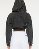 KanCan KanCan Andie Cropped Hooded Denim Jacket - 2