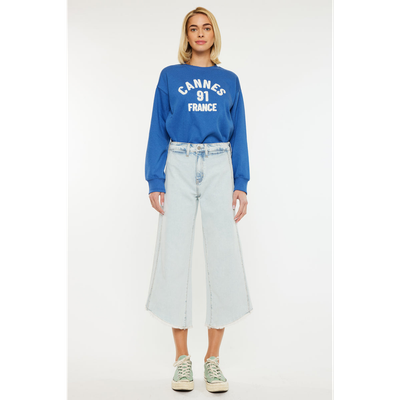 KanCan KanCan Arnie High Rise Cropped Gaucho Pants