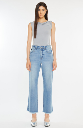 KanCan KanCan Bri Essentials High Rise Slim Wide Leg Jeans