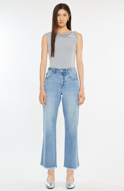 KanCan KanCan Bri Essentials High Rise Slim Wide Leg Jeans