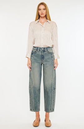 KanCan KanCan Cecilia High Rise Slim Barrel Jeans