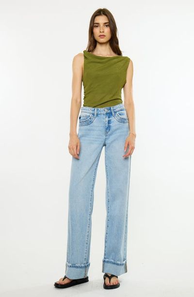 KanCan KanCan Crystal Essentials 90s Low Rise Straight Jeans