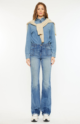 KanCan KanCan Denicee High Rise Bootcut Jeans