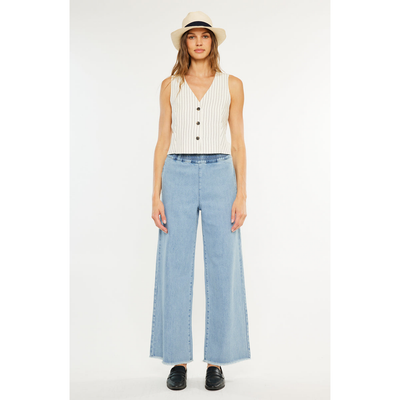 KanCan KanCan Dia Ultra High Rise Wide Leg Jeans