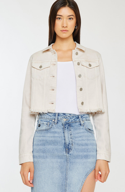 KanCan KanCan Ellie Cropped Denim Jacket