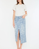 KanCan KanCan Hibiscus High Rise Midi Skirt - 4