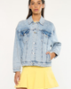 KanCan KanCan Illanie Oversized Denim Jacket - 1