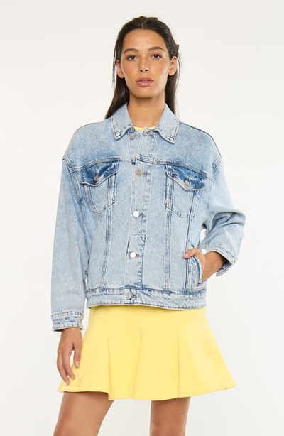 KanCan KanCan Illanie Oversized Denim Jacket