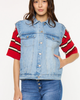 KanCan KanCan Joey Oversized 80's Vest - 1