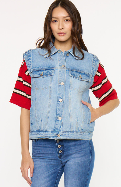 KanCan KanCan Joey Oversized 80's Vest