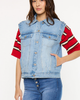 KanCan KanCan Joey Oversized 80's Vest - 3