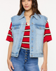 KanCan KanCan Joey Oversized 80's Vest - 4