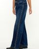 KanCan KanCan Jolie Mid Rise Slim Wide Jeans - 4