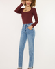 KanCan KanCan Kianna Essentials High Rise Slim Straight Leg Jeans - 3