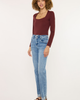 KanCan KanCan Kianna Essentials High Rise Slim Straight Leg Jeans - 5