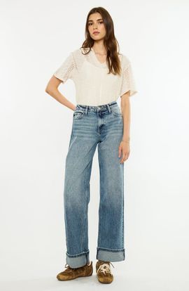KanCan KanCan Lani Essentials 90s Low Rise Relaxed Straight Jeans